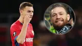 Макгрегор пронес виски на матч ЦСКА, фанаты пили пиво и заедали свининой: фото
