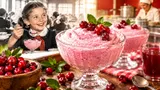 Этот десерт был хитом столовых СССР: рецепт клюквенного мусса с манкой