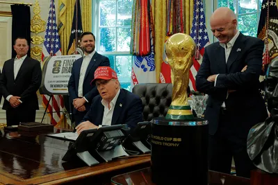 Дональд Трамп, Джанни Инфантино, Чемпионат мира по футболу