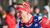 Великий лыжник Большунов выиграл самую необычную гонку в своей карьере. Соперник отстал на 0,9 сек.