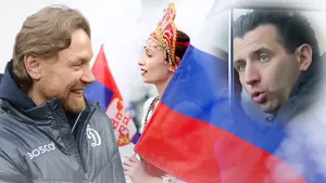Ротенберг на трибунах, счастливый Карпин и красавицы в кокошниках: фото братского матча «Динамо» с сербами