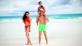 Валиева показала первые фото с отдыха на Кубе: на пляже в красном купальнике и в ретро-каре 1955 года