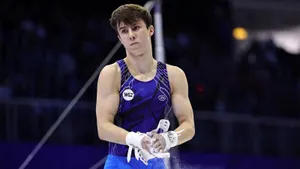 Российские гимнасты все еще мимо золота Евро в соревнованиях мужчин. Арсений Духно проиграл сам себе
