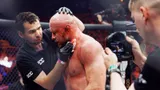 Легендарного Шлеменко избили и задушили до отключки. 41-летнему ветерану крепко досталось от «Белаза» в реванше