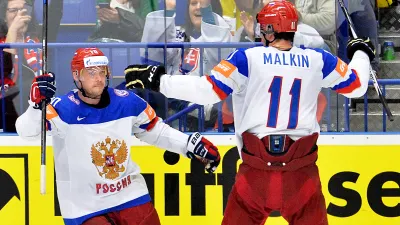 Евгений Малкин, Сергей Мозякин, Сборная России по хоккею
