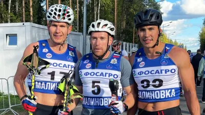 Илья Семиков, Александр Большунов, Александр Терентьев