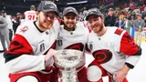 Игроки «Каролины» вывесили флаг России во время чемпионского парада
