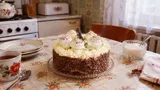 Этот странный торт СССР был хитом 1970-х: рецепт «Ванильного с грибом»