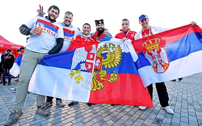 Болельщики, Сборная Сербии по футболу, Сборная России по футболу, Чемпионат мира по футболу