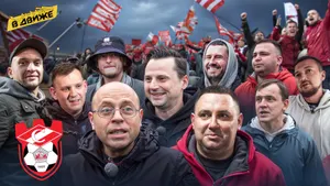 Спартак Кострома в движе. Когда фанаты и команда вместе. Болельщики Динамо и ЦСКА шизят за Спартак
