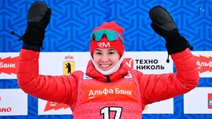 Семья Халили разоряет русский биатлон. После мужа победу в марафоне на ЧР одержала и его жена 